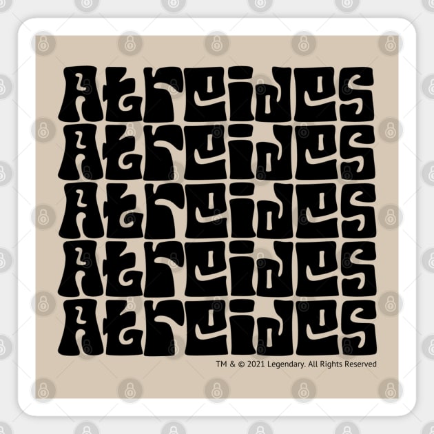 Atreides Typography - Dune Magnet by Slightly Unhinged